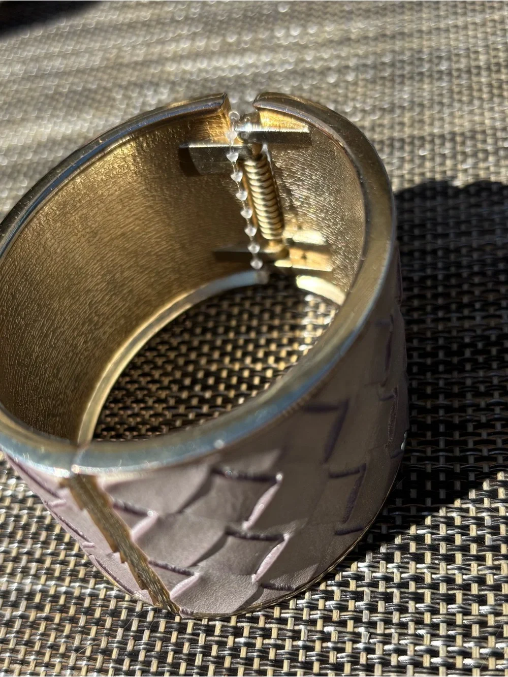 Woven Leather Smartwatch Band -